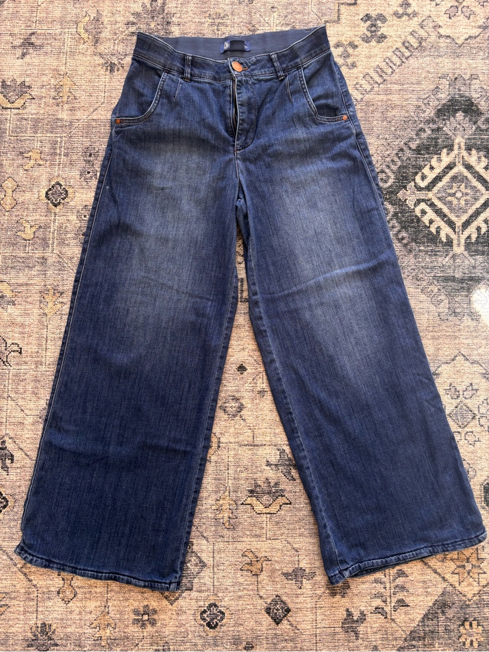 Democracy Absolution Wide Leg Jeans with Tulip Hem Size 10